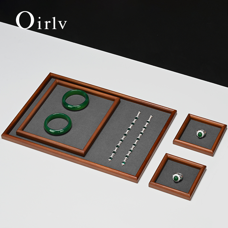 Wood Ring Blank - Oirlv Vassoio Portagioie in Legno a
