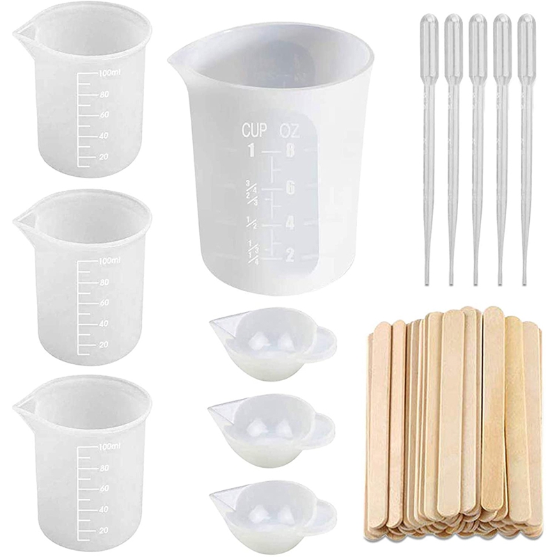 Mixing Cup Silicone - Tazze dosatrici in silicone per resina