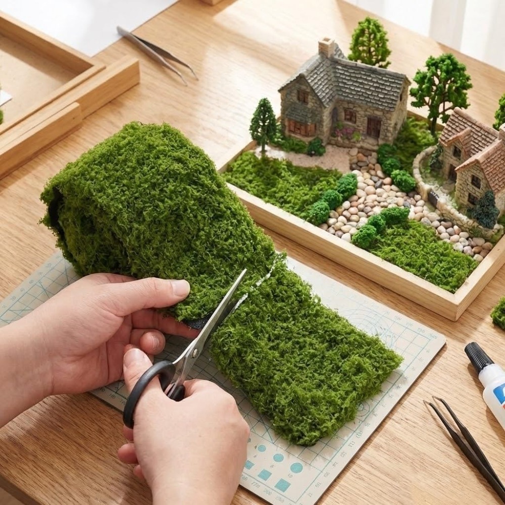 Tappetino di Muschio Finto, Ru - Terrarium Moss Art recensione e prezzo