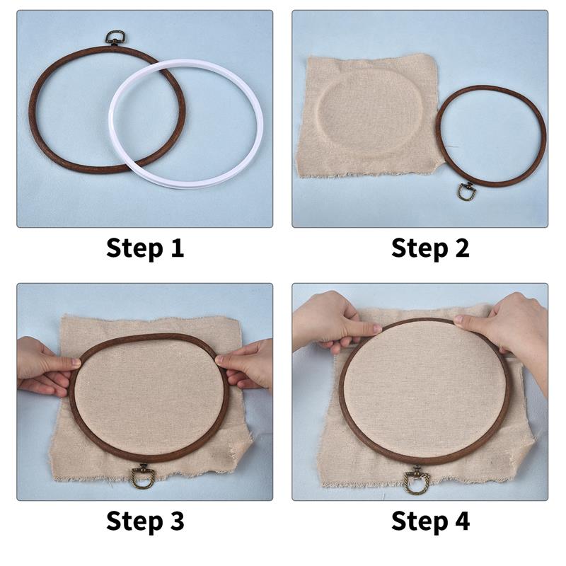 Cerchi da ricamo rotondi ovali - Wood Ring Blank recensione e prezzo